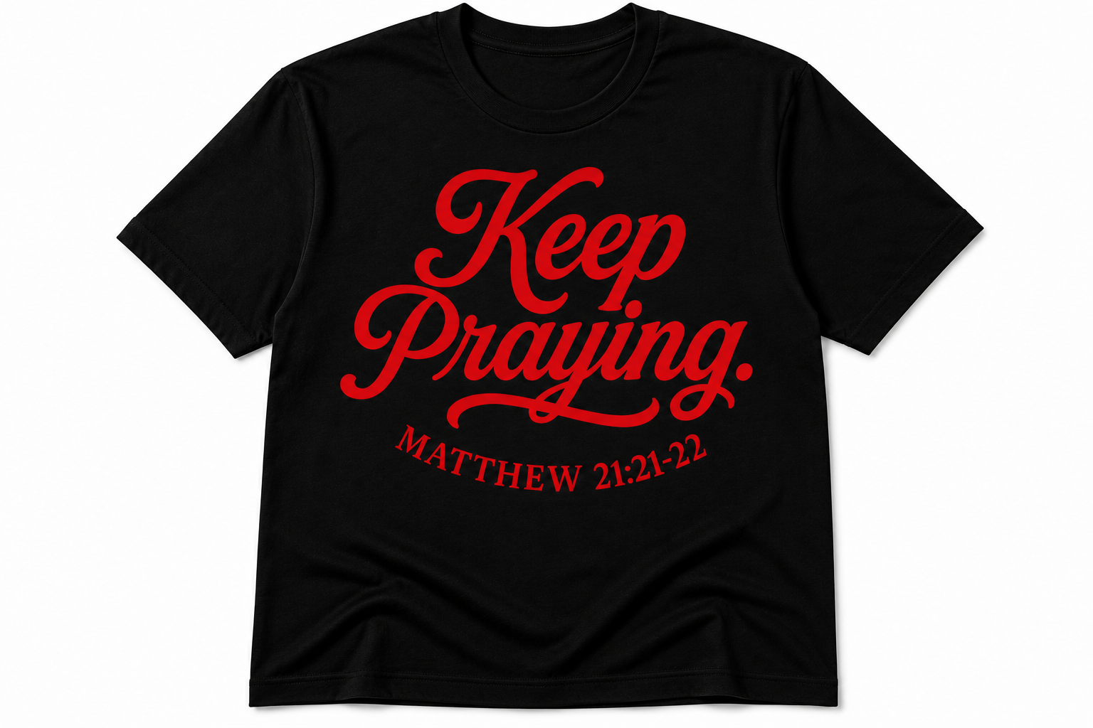 Black Shirt / Red Design
